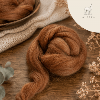 Alpaka schokobraun | 100 % naturfarben | ungefärbt | weich & edel